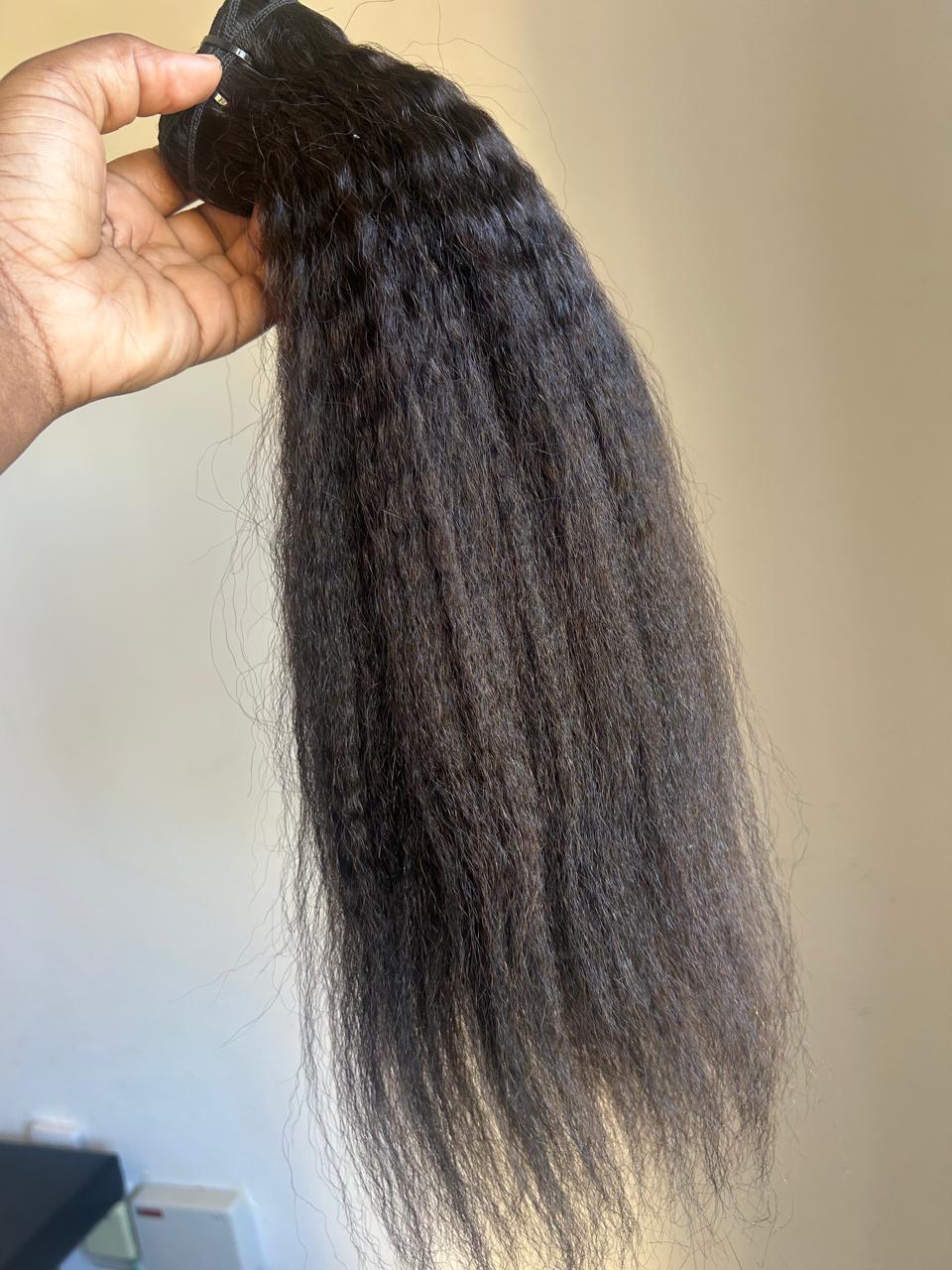 PRE-ORDER Kinky Straight Weft Bundles