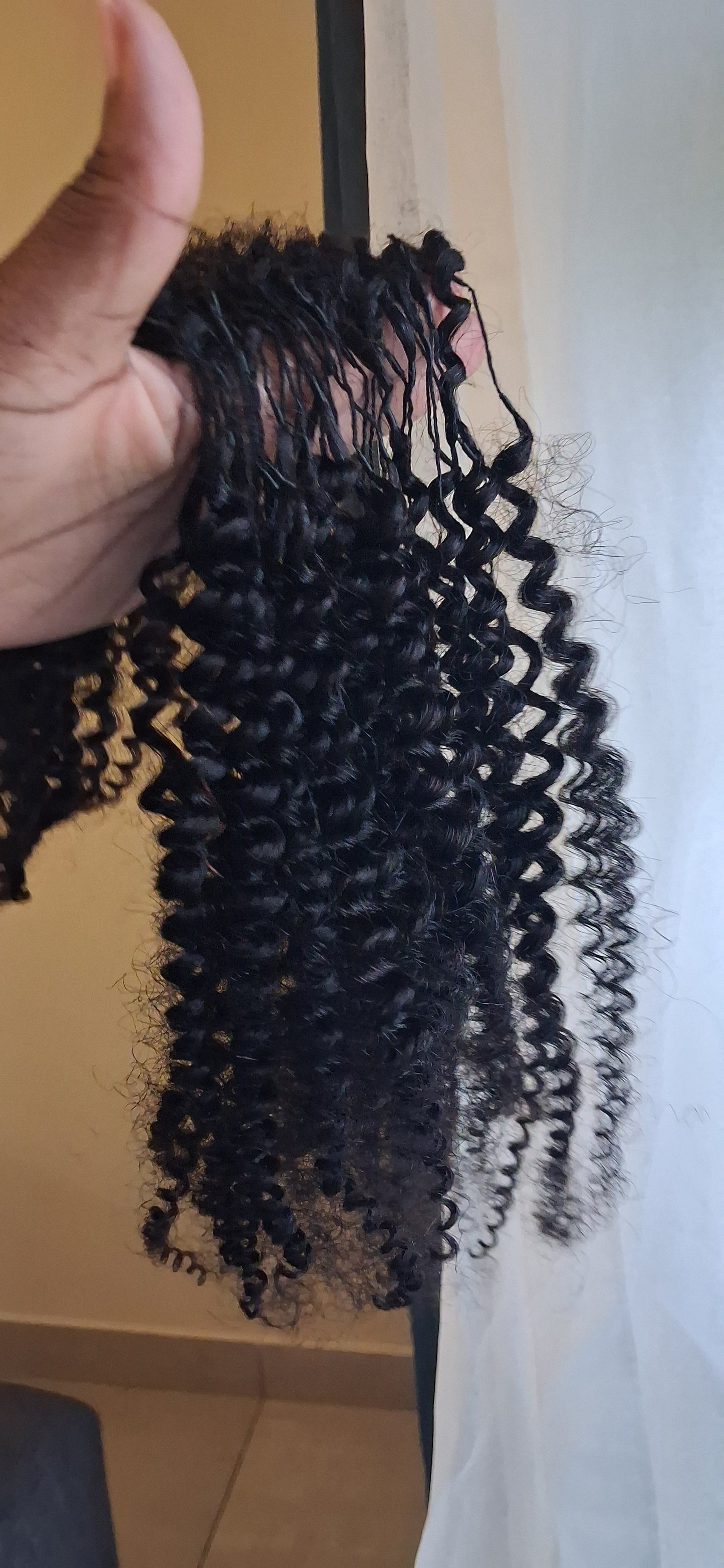 PRE-ORDER Kinky Curly Feather Crochet Hair