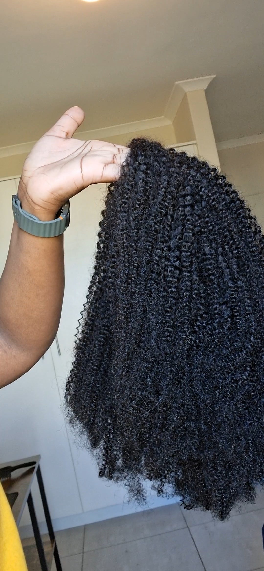 Afro Kinky Curly Half Wig