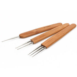 3Pcs Crochet Hooks Dreads Crochet Needle 0.75mm