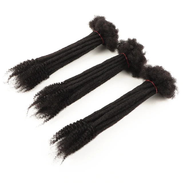 PRE-ORDER 0.6cm Add On Bundle(10  Locs) - Standard Locs with Coily Ends