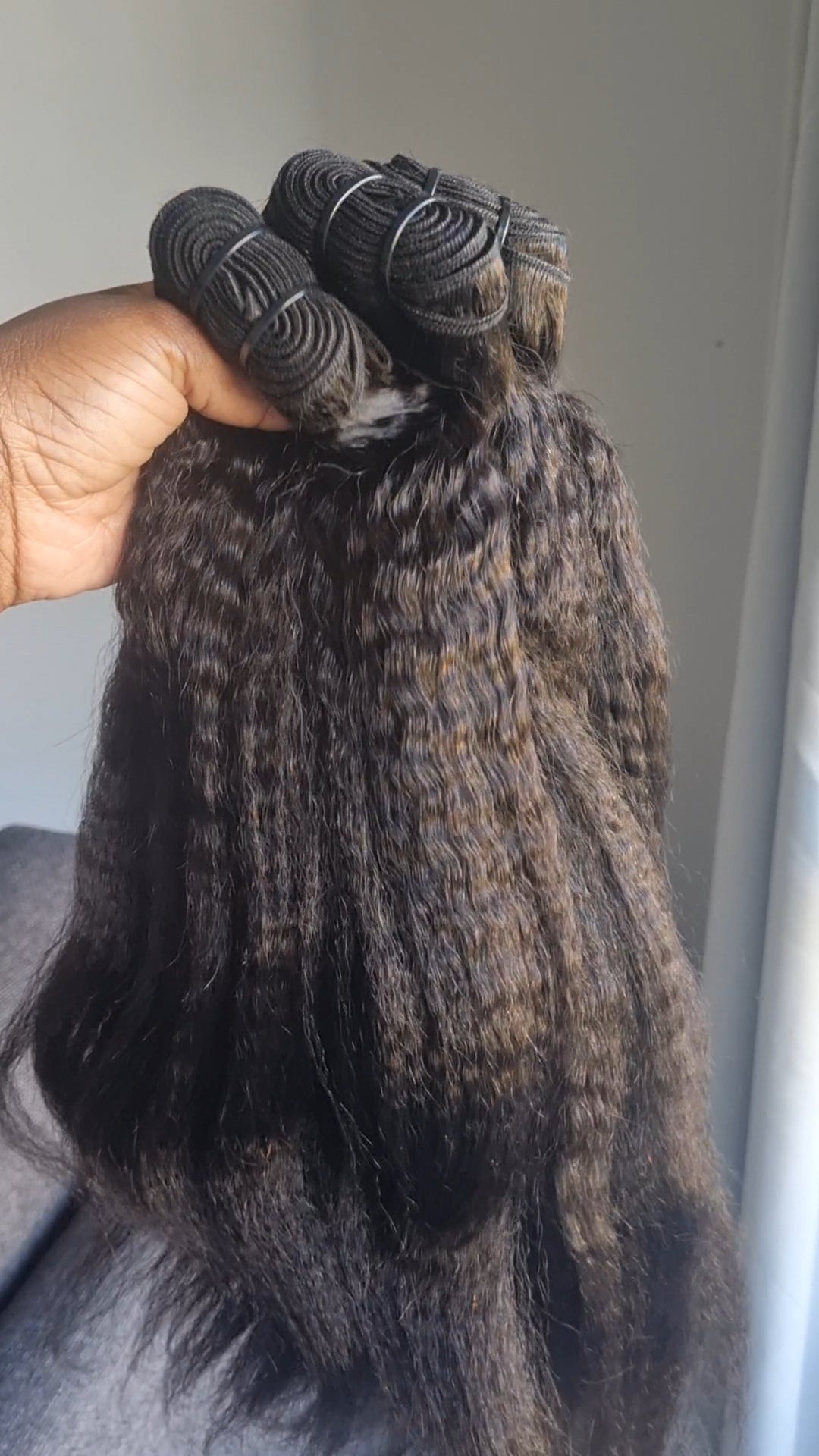Kinky Straight Weft Bundles