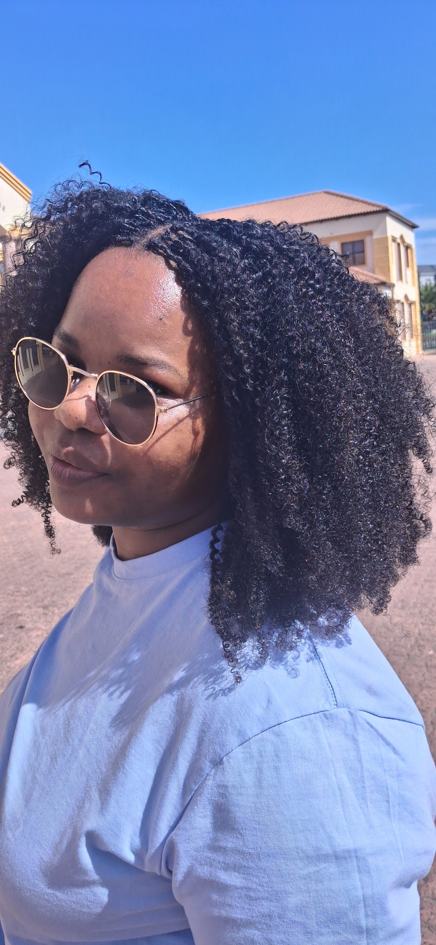 Afro kinky Curly Weft Bundles