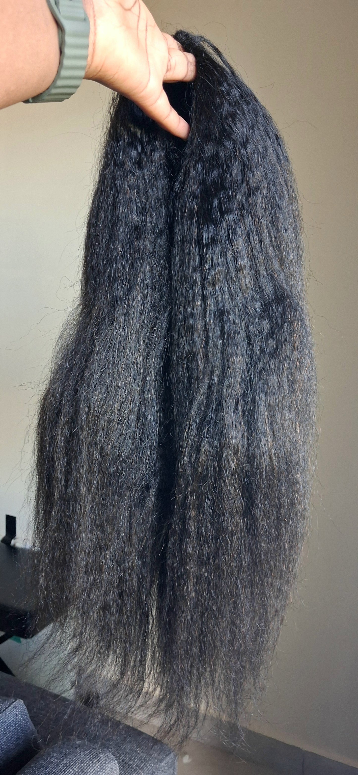 Kinky Straight Half Wig
