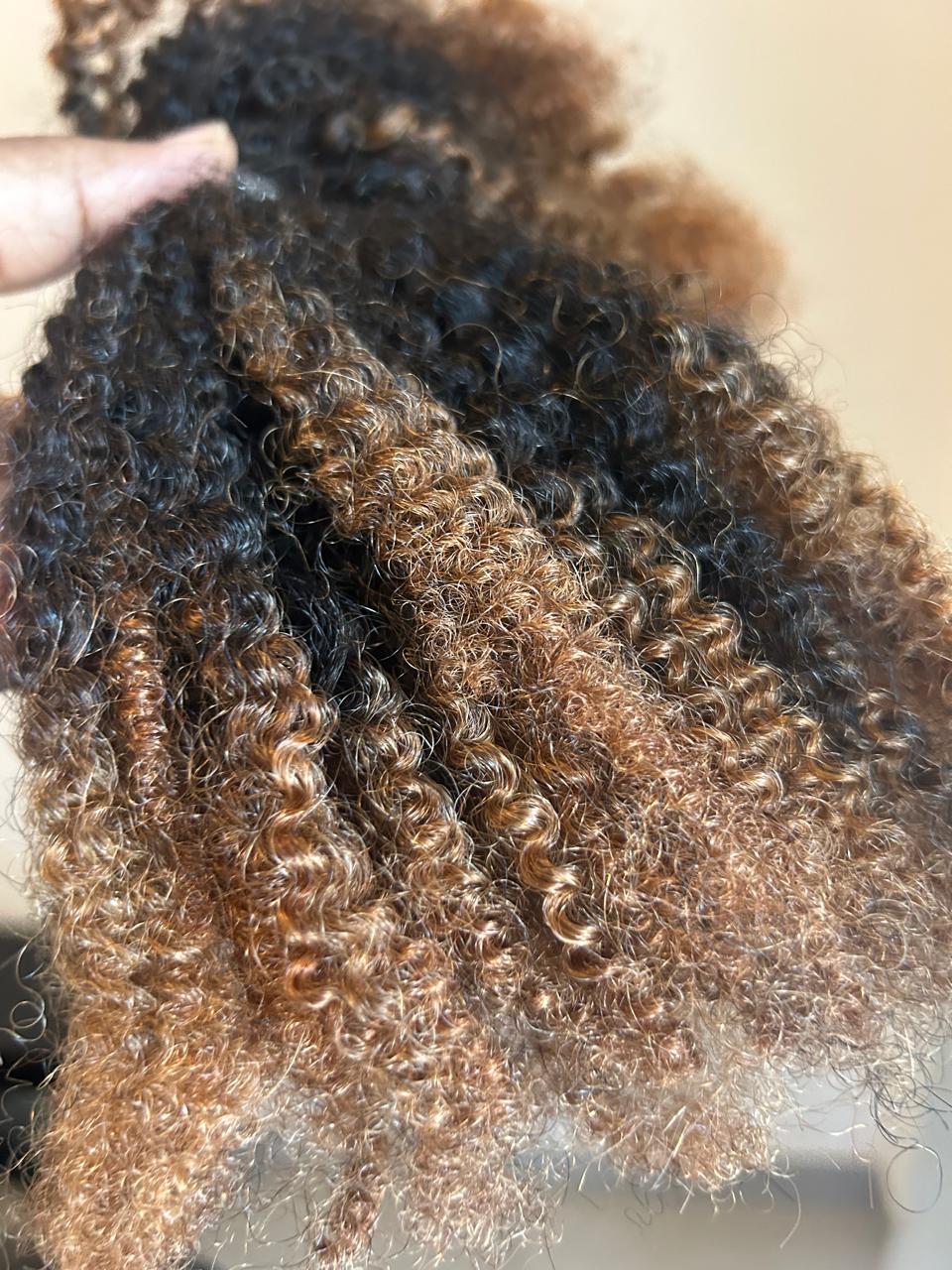 PRE-ORDER 1 Pack Afro Kinky Bulk Curly Human Hair