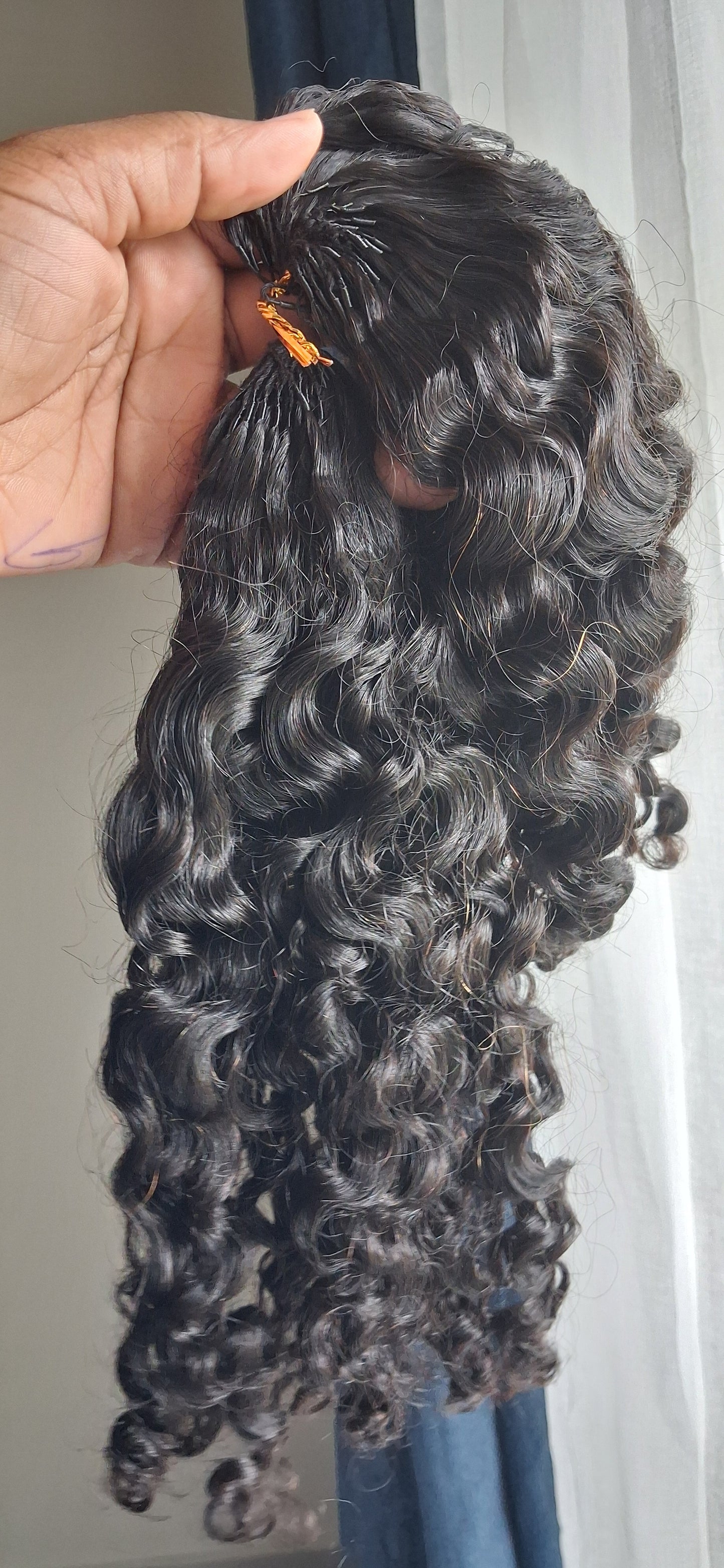 Spiral Deep Wave Feather Crochet Hair