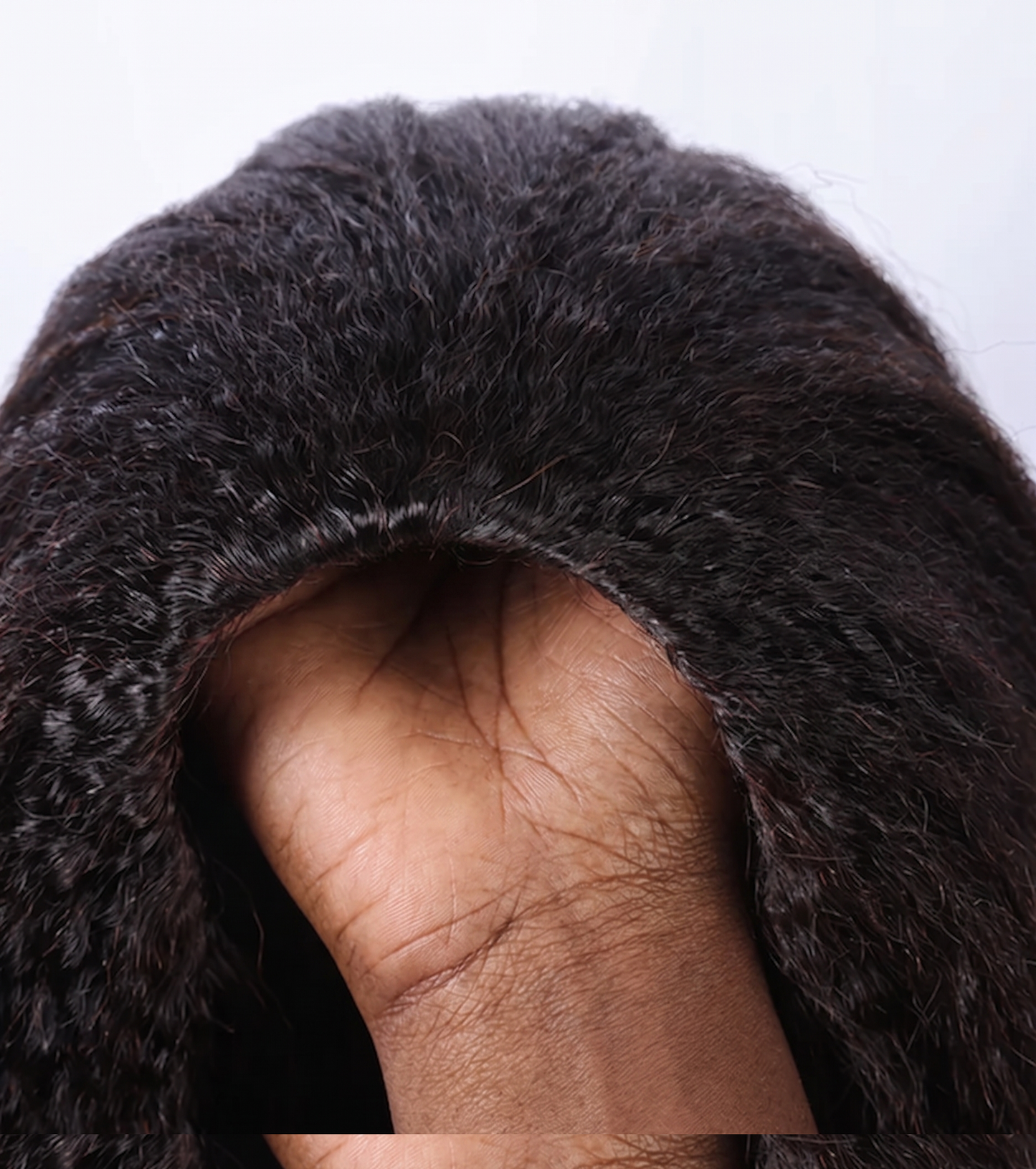 Kinky Straight Half Wig