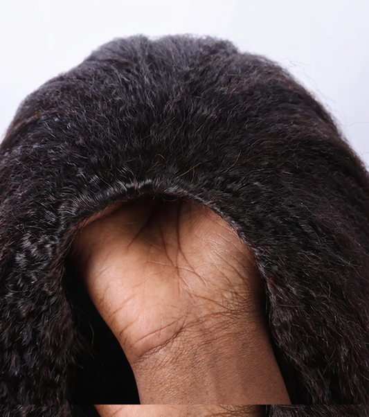 Kinky Straight Half Wig
