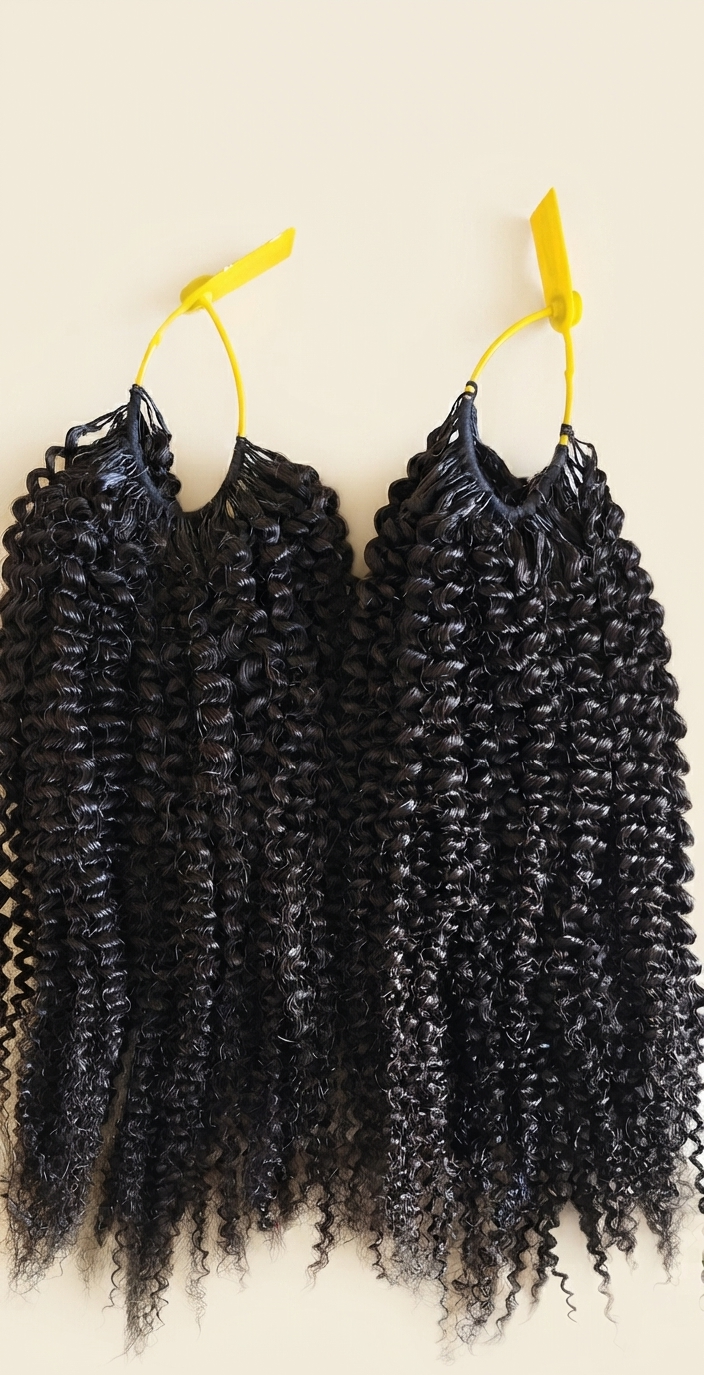 Kinky Curly Feather Crochet Hair