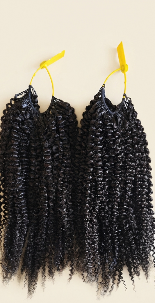 Kinky Curly Feather Crochet Hair