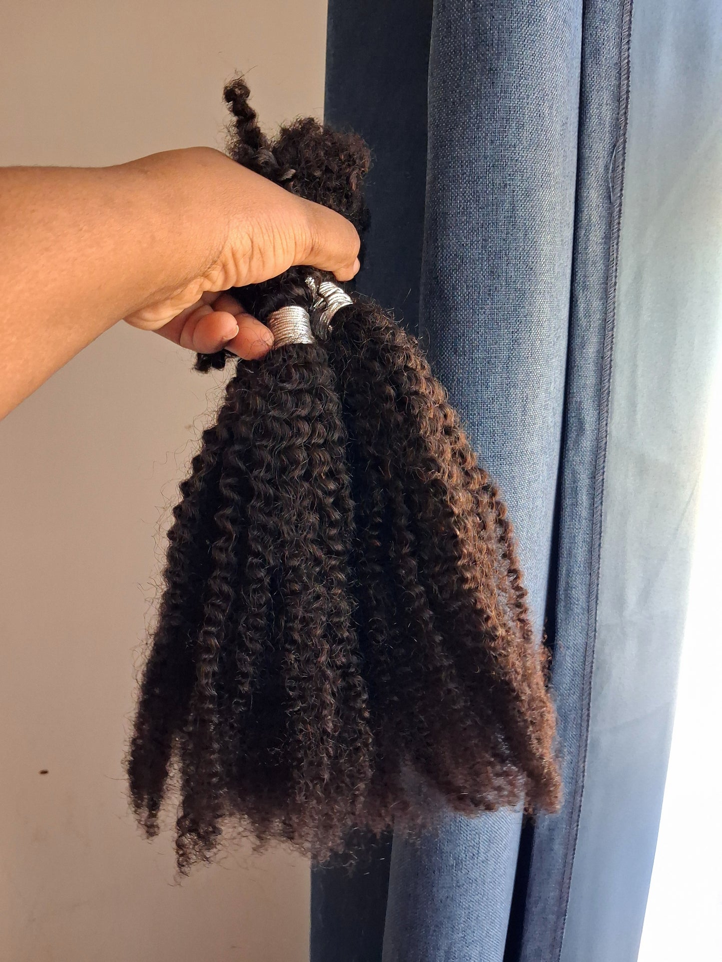 Afro Kinky Curly Bulk Hair