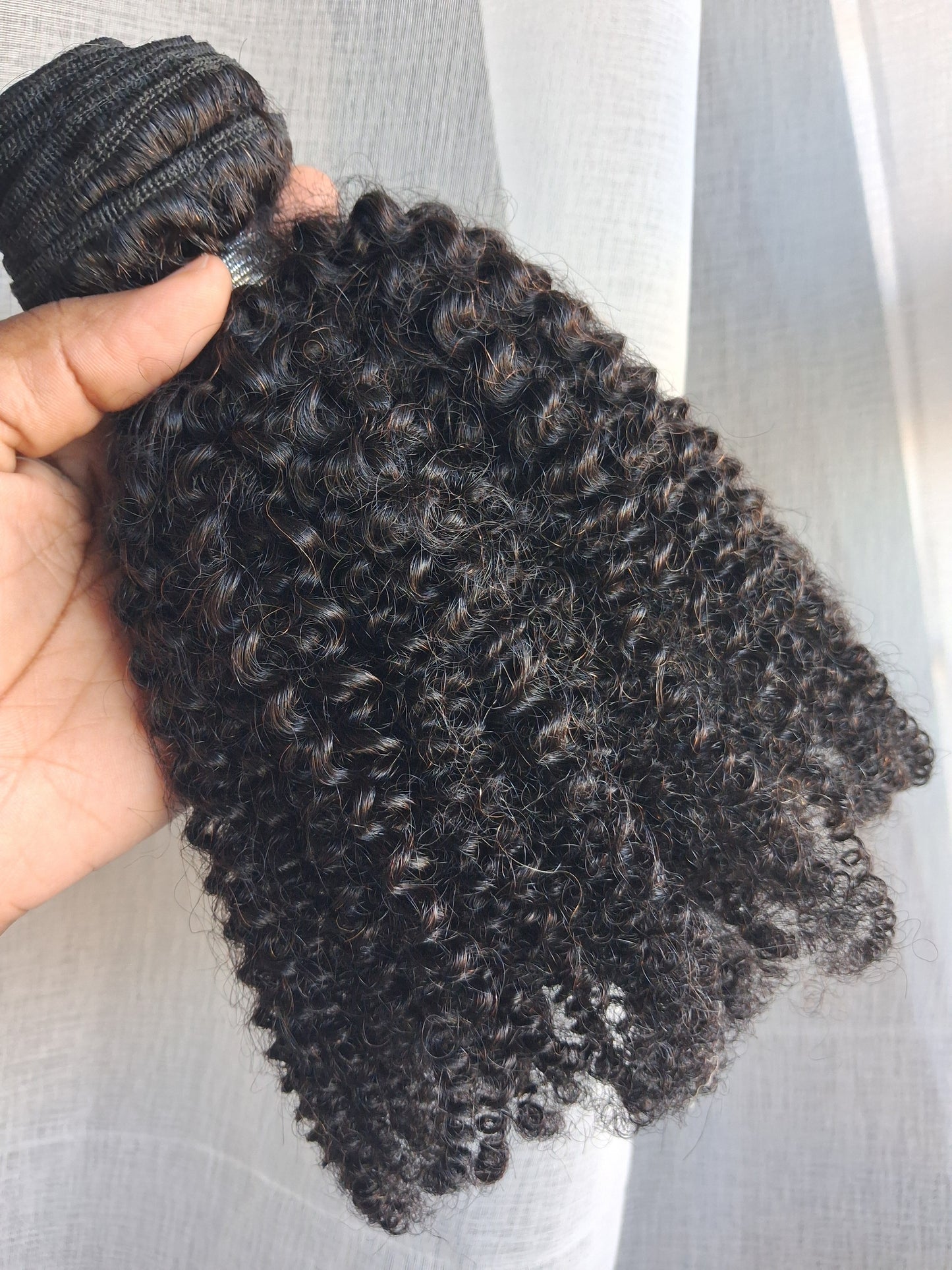 Afro kinky Curly Weft Bundles