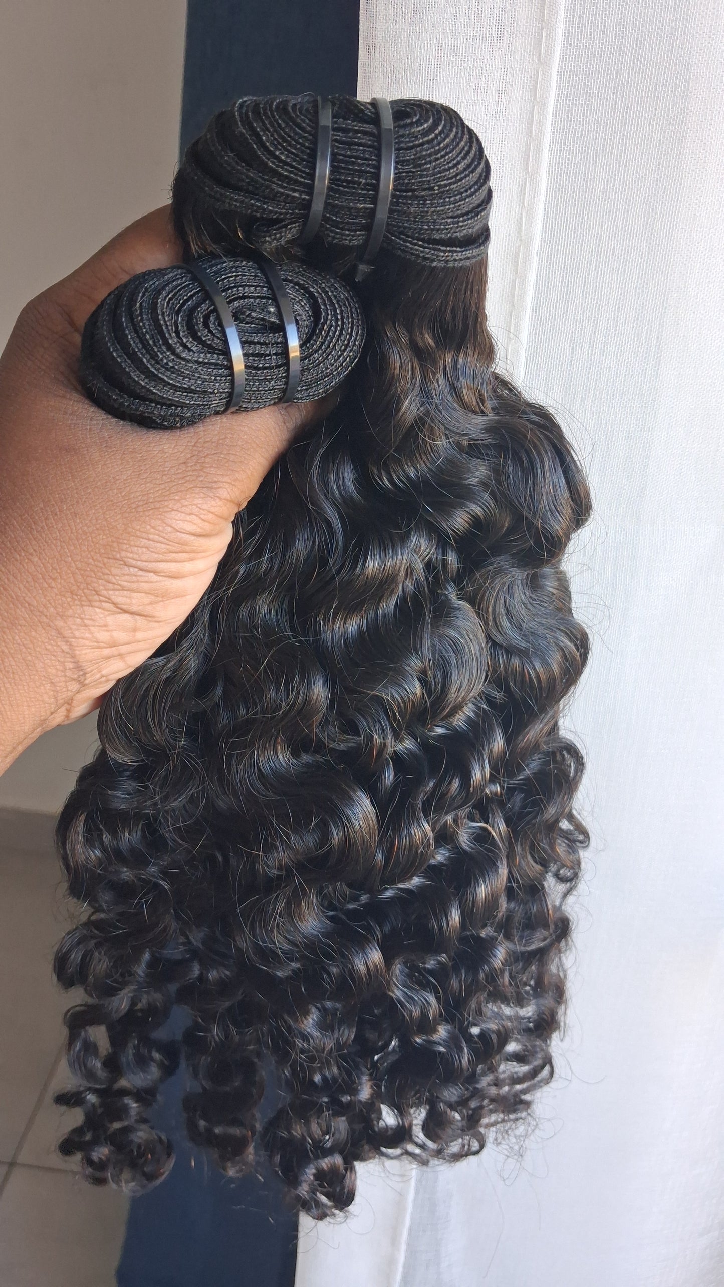 Spiral Deep Wave Weft Bundles