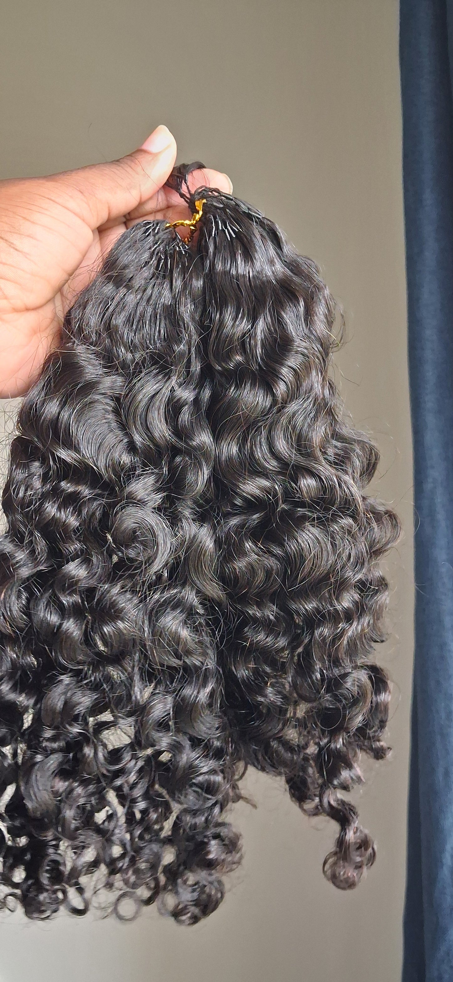 Spiral Deep Wave Feather Crochet Hair