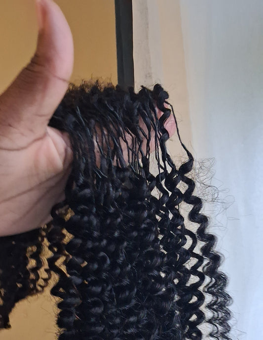 PRE-ORDER Afro Kinky Curly Feather Crochet Hair