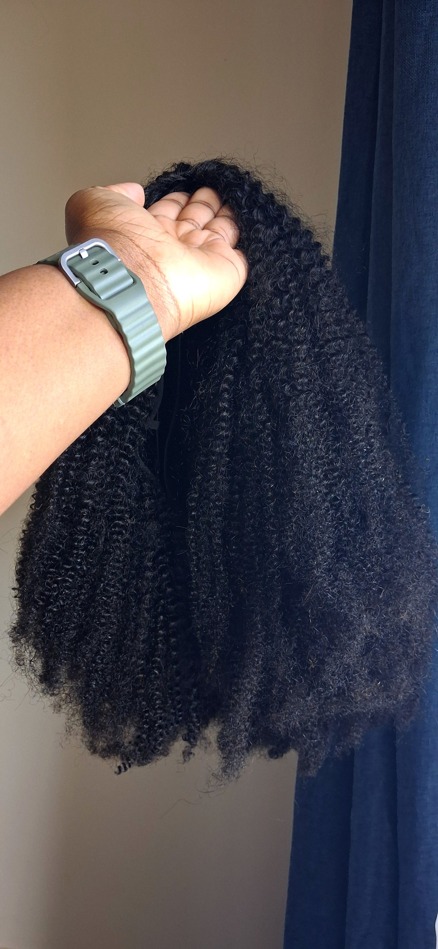 Afro Kinky Curly Half Wig