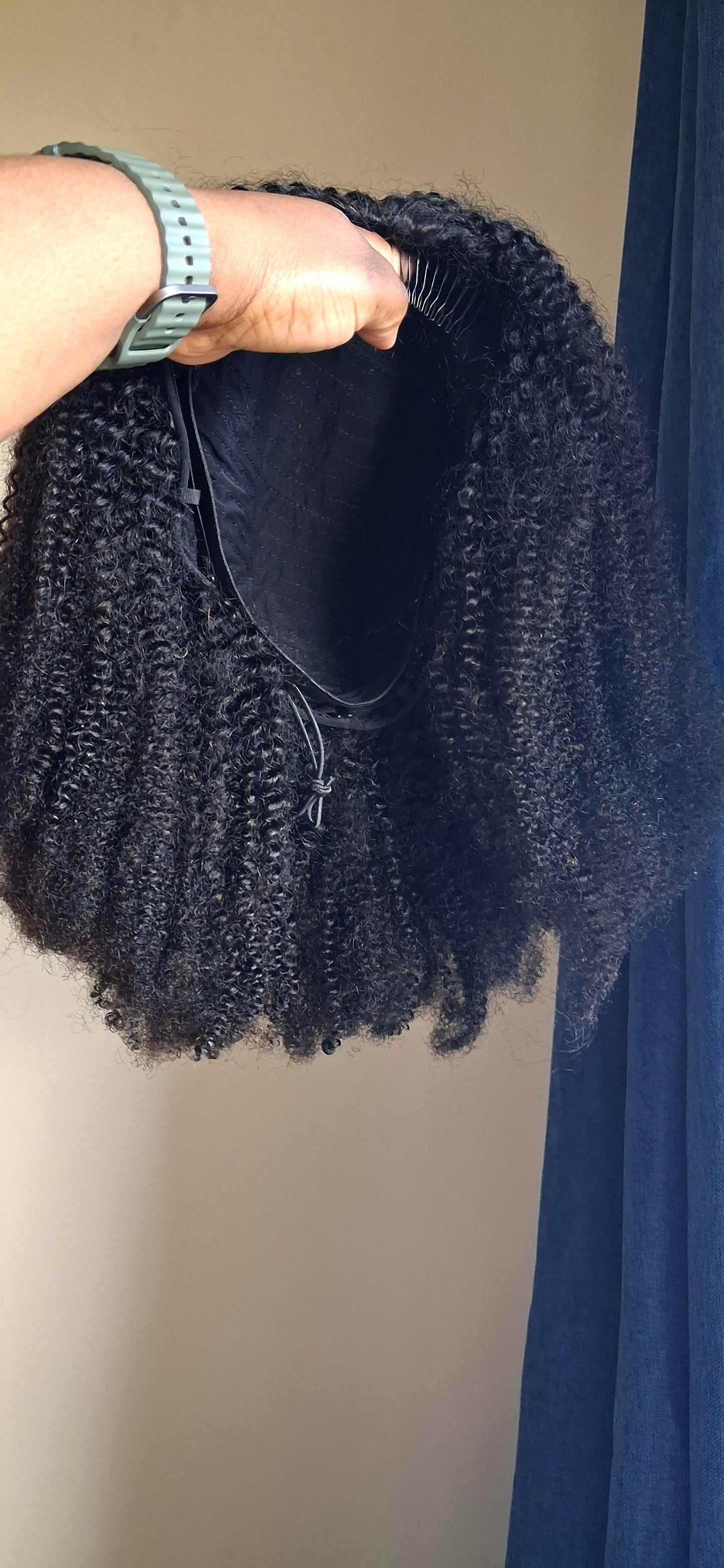 Afro Kinky Curly Half Wig